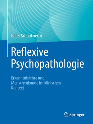 cover image of Reflexive Psychopathologie